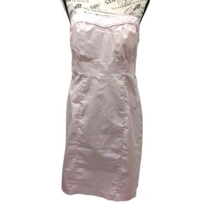 Simons Contemporaine nude strapless sheen dress size S